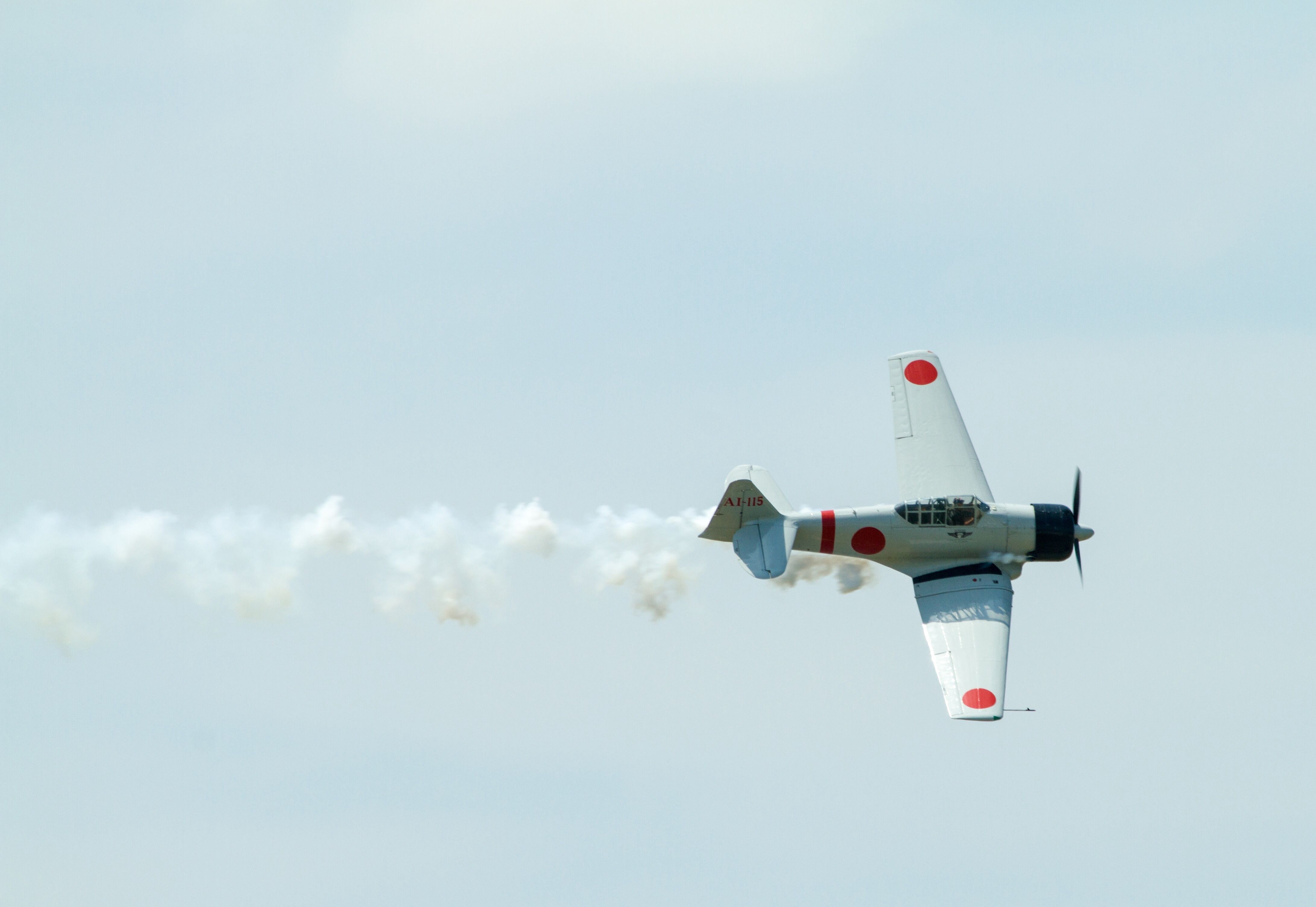 — — - Replica Japanese Zero at Seymour Johnson AFB, June 2015