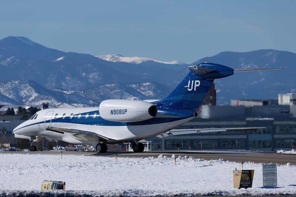 Cessna Citation X (N908UP) - Departing KAPA 17L 11-10-2024