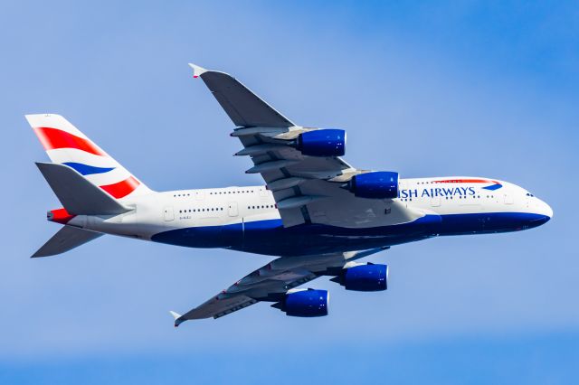 Airbus A380-800 (G-XLEJ) - British Airways A380-800 on approach to DFW on 12/28/22. Taken with a Canon R7 and Tamron 150-600 G2 lens.