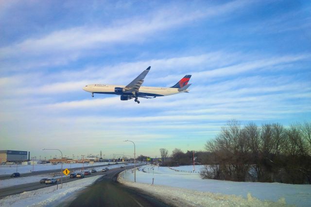 Airbus A330-300 — - Inbound from AMS