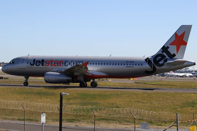 Airbus A320 (VH-VQA) - on 11 August 2019