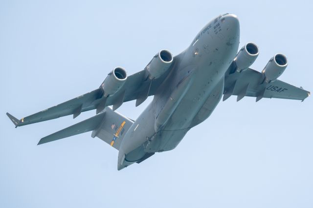 Boeing Globemaster III (N88198) - C-17 over the Grand Strand during a 4th Flyover