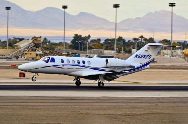 Cessna Citation CJ2+ (N525EG) - N525EG Cessna 525A C/N 525A0449 -  Las Vegas - McCarran International (LAS / KLAS) USA - Nevada, December 02, 2011 Photo: Tomás Del Coro