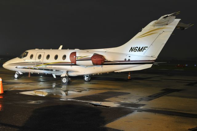 Beechcraft Beechjet (N6MF) - Seen at KFDK on 5/5/2009.    Aircraft in complete darkness when photo taken without flash or spotlights.  20 sec. exposure and painted with flashlight.