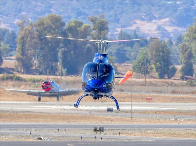 Bell 505 (N911AC) - Alameda County Sheriff Dept.'s Bell 505 at Livermore Municipal Airport. Livermore CA. October 2020