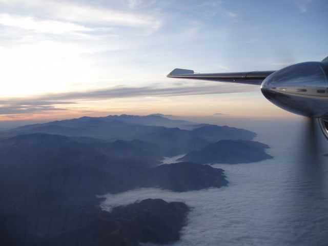 Gulfstream Aerospace Jetprop Commander (N695CS) - 1 June 2010 routed north from KOXR over Santa Barbara (CA) Coast -  Gulfstream Jetprop Commander 1000 (695a). Ted Smiths brilliant design still amazes with its beauty and performance.