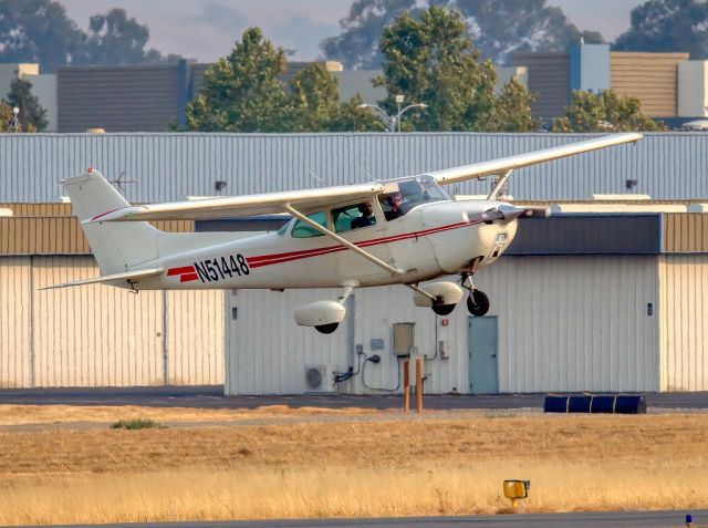 Cessna 170 (N51448) - Cessna 172 at Livermore Municipal Airport, Livermore CA. August 2020