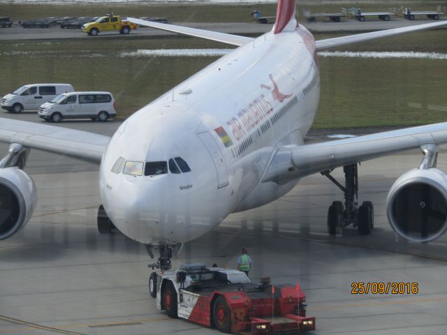 Airbus A330-200 (3B-NBL) - Air Mauritius Airbus A330-200 preparing for a flight to Mauritius.