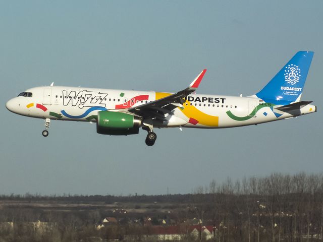 Airbus A320 (HA-LYG) - Budapest 2024 Olimpic Special Edition.