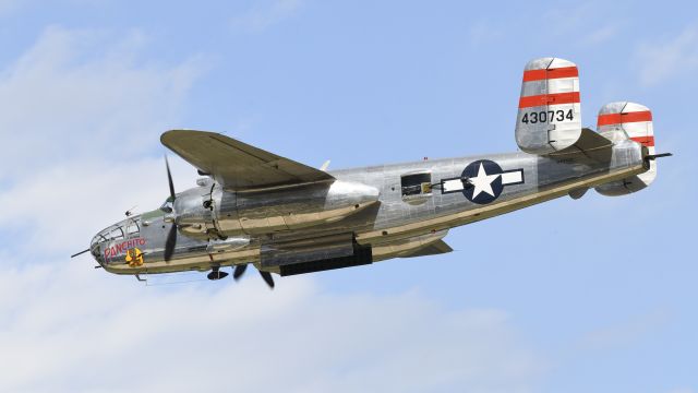 North American TB-25 Mitchell (N9079Z) - Flyby during the Saturday Airshow at AirVenture 2023