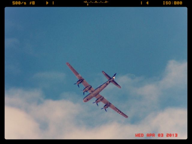 Boeing B-29 Superfortress — - Another photo taken about 2 years ago leaving the area.