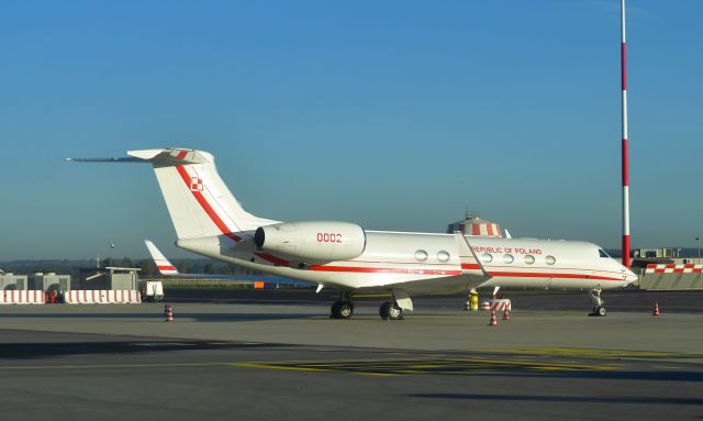 0002 — -  Polish Air Force Gulfstream Aerospace G-V-SP Gulfstream G550 0002 in Roma Fiumicino