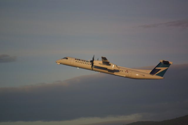 de Havilland Dash 8-400 (C-FKWE) - Early morning light