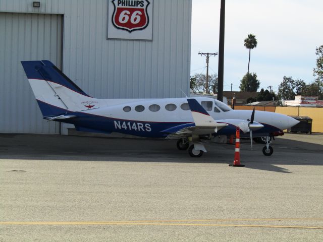 Cessna Chancellor (N414RS) - On the ramp