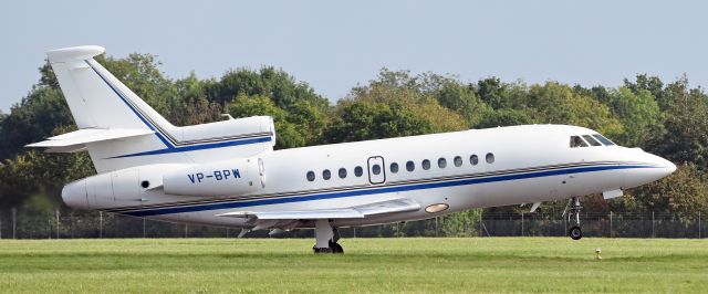 Dassault Falcon 900 (VP-BPW) - VP-BPI departing EGHI for EGJJ 14.10hrs Sept, 30 2014 - Nikon 810 70-200 2.8