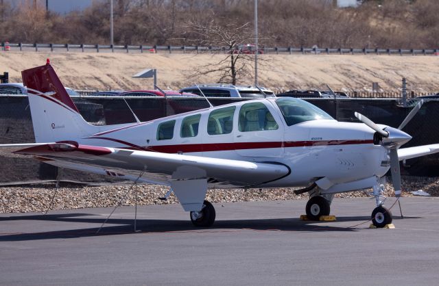 Beechcraft Bonanza (36) (N904AT) - Parked at RELIANT AIR - where you find the cheapest fuel at Danbury airport!