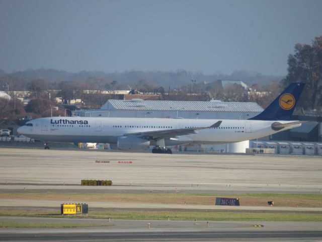 Airbus A330-300 (D-AIKE) - Taken at airport overlook Dec. 1, 2013