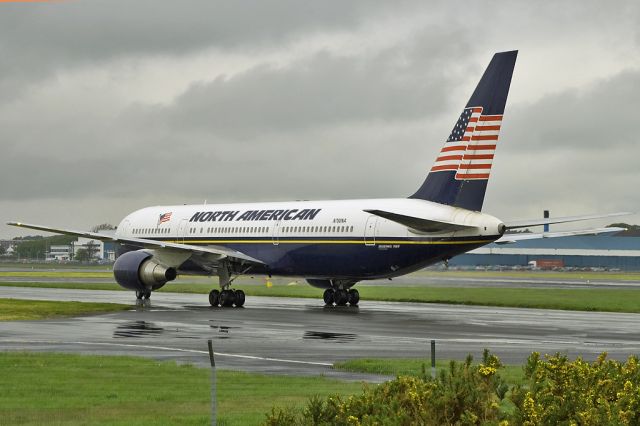 N760NA — - Taxying to stand on a wet Scottish morning