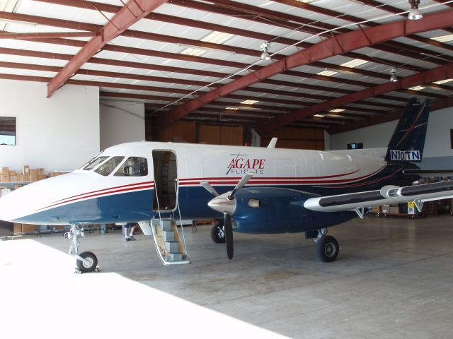 Embraer EMB-110 Bandeirante (N101TN) - Agape Flights  Just before changing the tail number to N316AF  John 3:16 - For God so loved the world that he gave his one and only Son, that whoever believes in him shall not perish but have eternal life.
