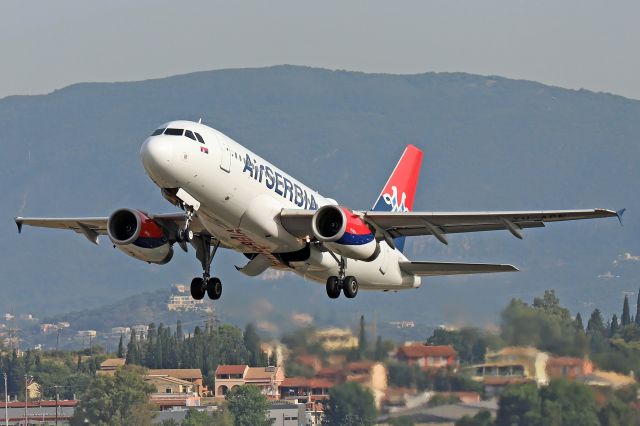 Airbus A319 (YU-APE) - Photo taken on July 14, 2021.