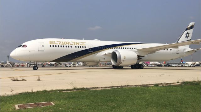 Boeing 787-8 (4X-EDM) - Arrival to BGN airport on Sep 19 2019 of the latest EL AL 787 9 dreamliner special livery Jerusalem Of Gold