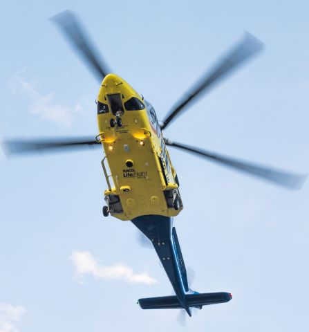 BELL-AGUSTA AB-139 (VH-XIL) - Arriving from Stanthorpe Hospital