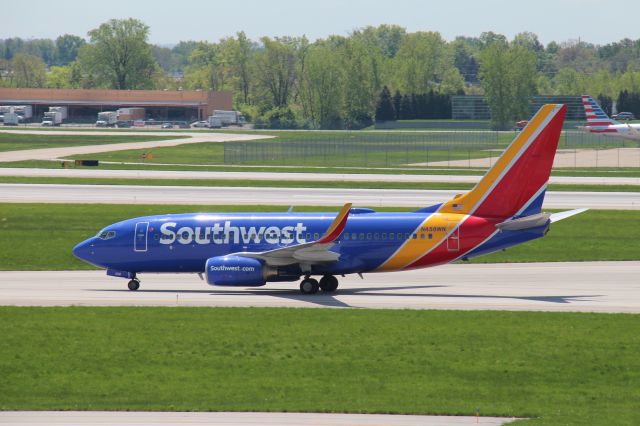 Boeing 737-700 (N458WN) - Flight 2112 from BNA (May 6th, 2019) 