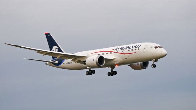 Boeing 787-8 (N966AM) - BOE564 on final to Rwy 16R to complete a flight test on 3/22/14. (LN:155 cn 35311).