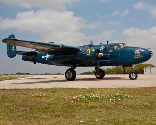 N9643C — - PBJ-1J (B-25) Devil Dog ready for take off.