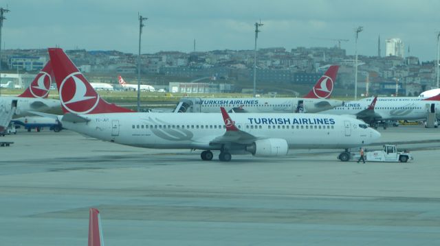 Boeing 737-800 (TC-JGT) - THY2222 to Gaziantep