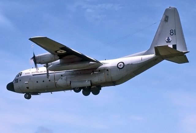A97181 — - AUSTRALIA - AIR FORCE - LOCKHEED C-130E HERCULES (L382) - REG A97-181 (CN 382-4181) - EDINBURGH RAAF BASE ADELIADE SA. AUSTRALIA - YPED (28/9/1984)