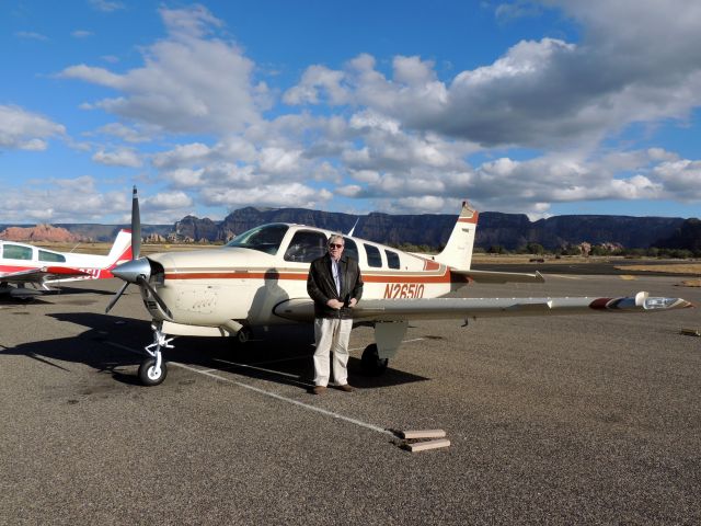 Beechcraft Bonanza (36) (N26510) - First landing after purchase and pick up, Sedona.