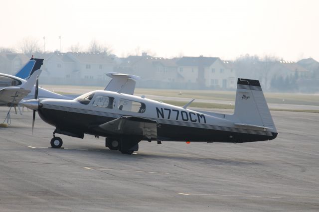 Mooney M-20 (N770CM) - On the ramp at 1C5