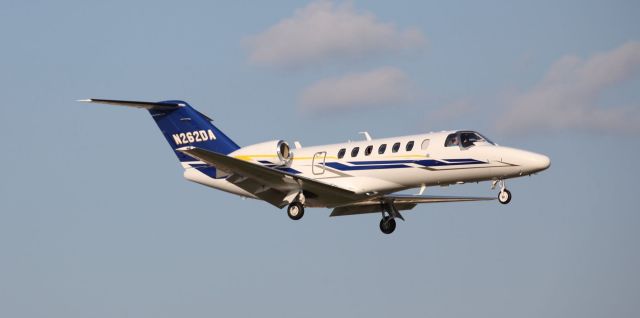 Cessna Citation CJ3 (N262DA) - Landing at  Naples Municipal (APF) in Naples, Florida on the evening of the 26th of May,2019.