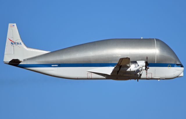 Aero Spacelines Super Guppy (N941NA) - NASA941 departing Buckley for Ellington after a overnight stop!