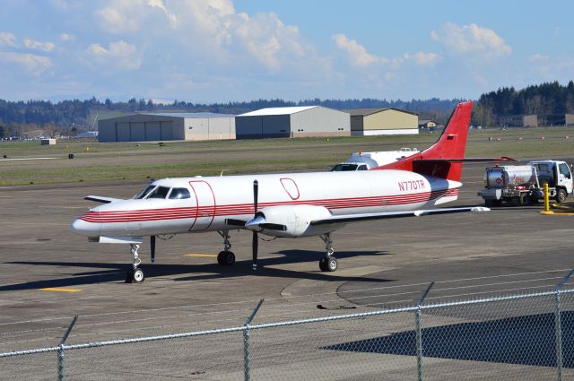 Fairchild Dornier SA-227DC Metro (N770TR) - Parked on the ramp after arriving from Twin Falls (KTWF/TWF) as PKW746.