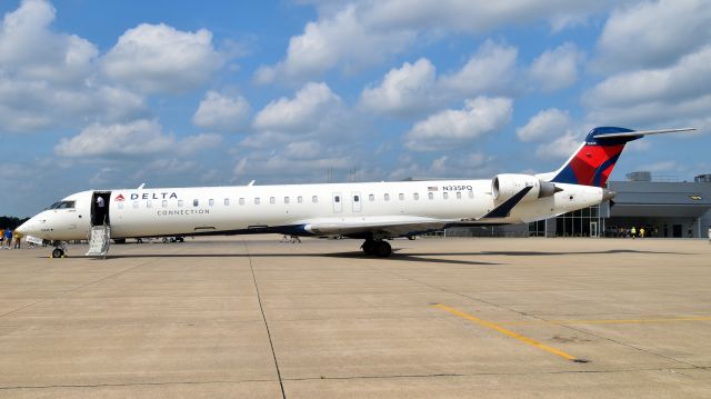 Canadair Regional Jet CRJ-900 (N335PQ) - Open house for Western Michigan University's College of Aviation