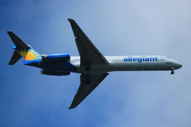 ROMAERO Islander (N848MA) - Allegiant 717 short final for Nashville 05/09/2012