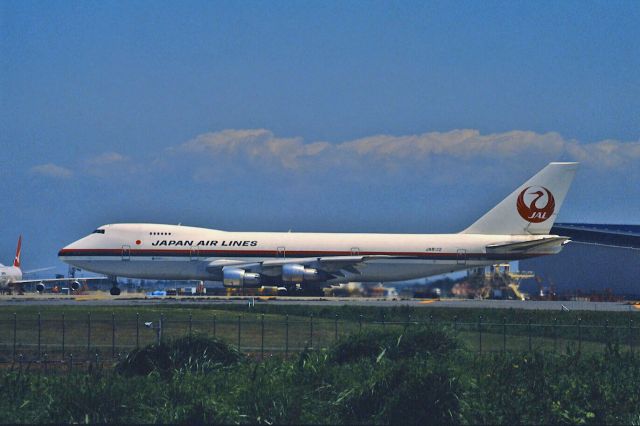 Boeing 747-200 (JA8122) - Departure at Narita Intl Airport Rwy34 on 1988/06/05