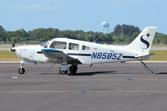 Piper Cherokee (N8582Z) - 11/05/2022: On the ramp at Skyborne Airline Academy.