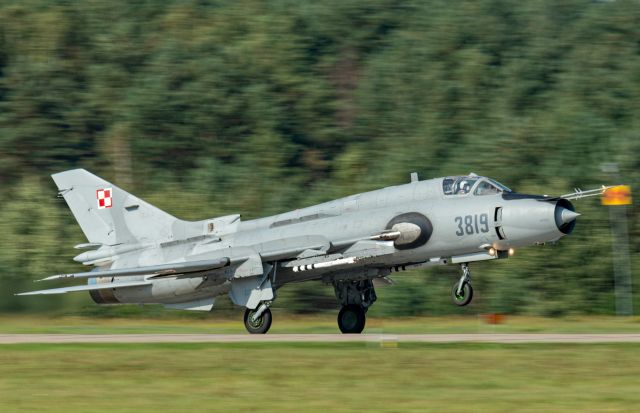 SUKHOI Su-22 (PAF3819) - Su-22 M4 from Polish Airforce in Mirosławiec Airbase , Poland. September 2019.