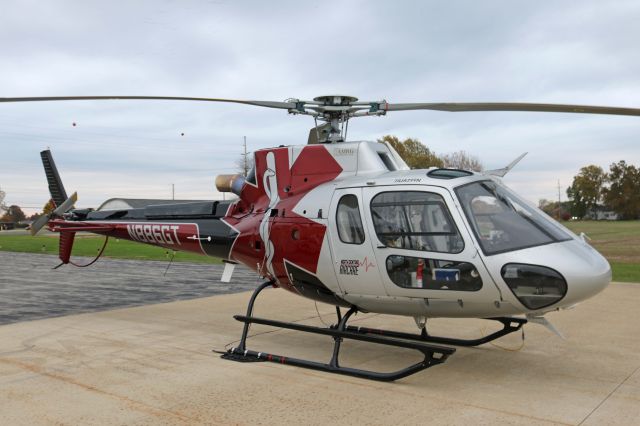Eurocopter AS-350 AStar (N886GT) - A new Airbus AS350B3 for the database. North Central Air Care, operating under Guardian Flight, began service in September, 2017. N886GT is registered as an AS350 but since Airbus acquired Eurocopter, the aircraft was re-designated as the H125. The Air Ambulance will respond when needed and is capable of transporting critically injured patients to trauma centers in North Central Ohio- Toledo and Cleveland. North Central Air Care is based on US 250 in Milan, OH.