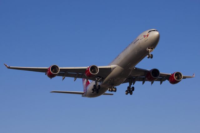 Airbus A340-600 (G-VMEG) - LAX