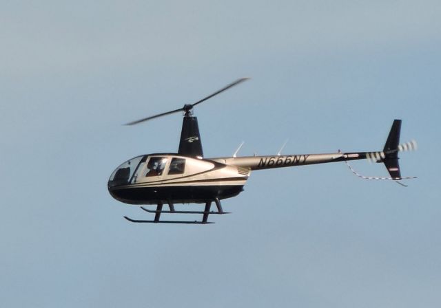 Robinson R-44 (N666NY) - Shown here in the Winter of 2015 is this 2007 Robinson 44 Helo.