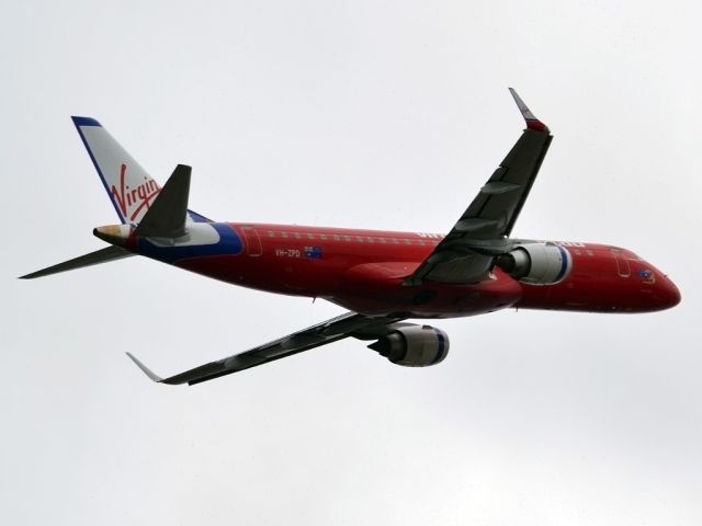 Airbus A330-300 (VH-ZPD) - Getting airborne off runway 23. Tuesday 27th December 2011.