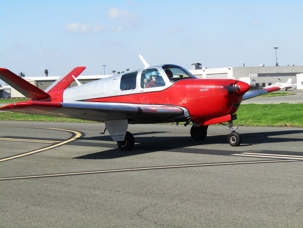 Beechcraft 35 Bonanza (N3741N) - Taxiing to RWY 24