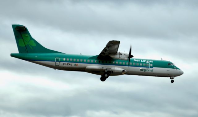 ATR ATR-72 (EI-FAU) - Taken from Carpark Taken from Carpark 5