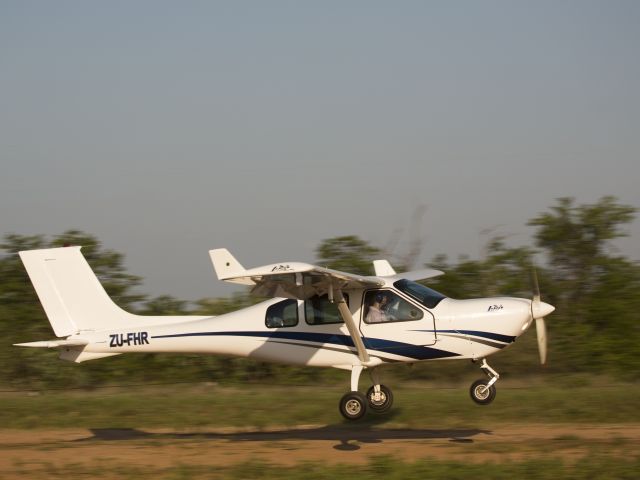 ZU-FHR — - Take off at Ingwelala, South Africa.