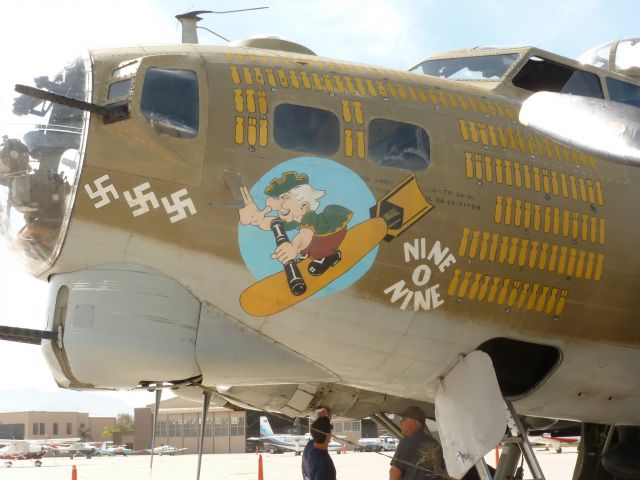 Boeing B-17 Flying Fortress (N93012) - Nine-O-Nine from the Collings Foundation, lost 2/10/2019 attempting a landing at Bradley International Airport, just outside of Hartford, Connecticut.br /B-17G-85-DL, 44-83575, civil registration N93012,