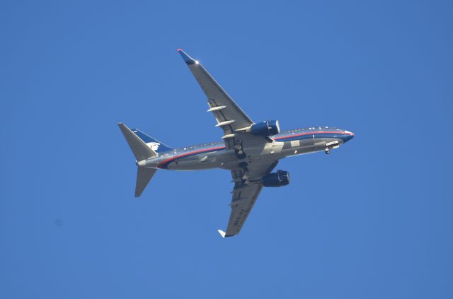 Boeing 737-700 (XA-AAM) - On finals into MMMX